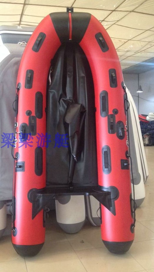 Korea Import pvc nip net 3 3 m 4 people fishing boat lifeboat rubber dinghy aluminum alloy bottom plate  