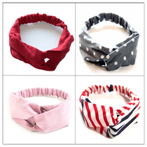 Hairband Cross Hairband Sports Belt Cleaning and Washing Internet Celebrity Hairband Fashion Headband