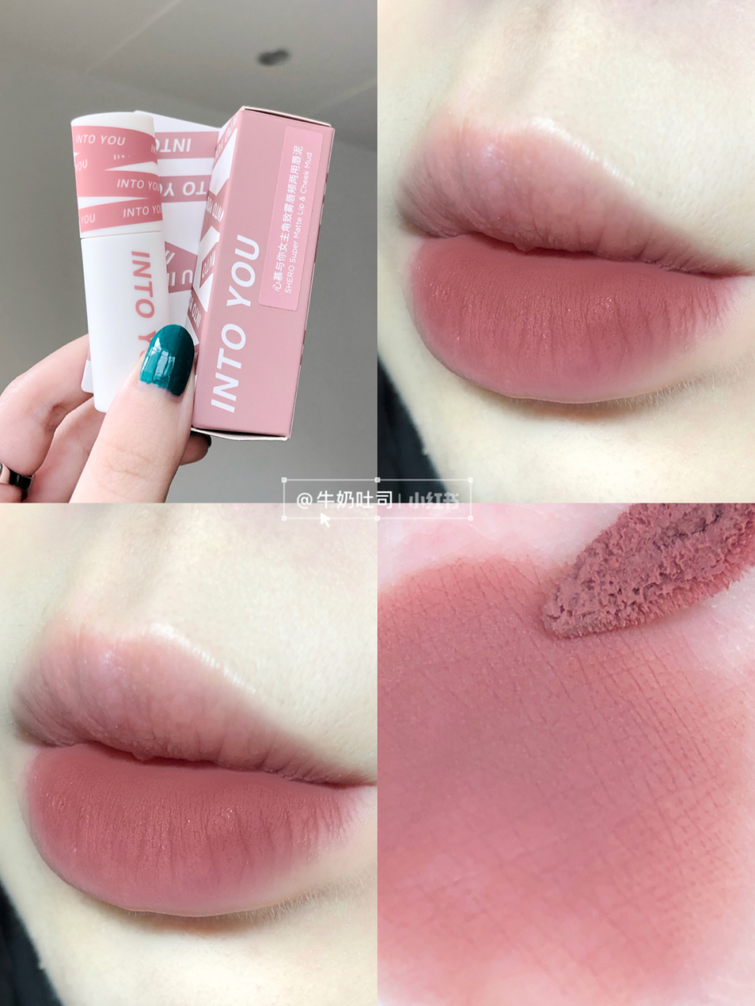 into you new color em10 brown tone smoky rose hummus color glaze cheek dual-use 11 12