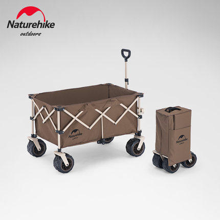 NH New metal hustle four-way folding trolley camping self-driving tour portable stalls camping trolley