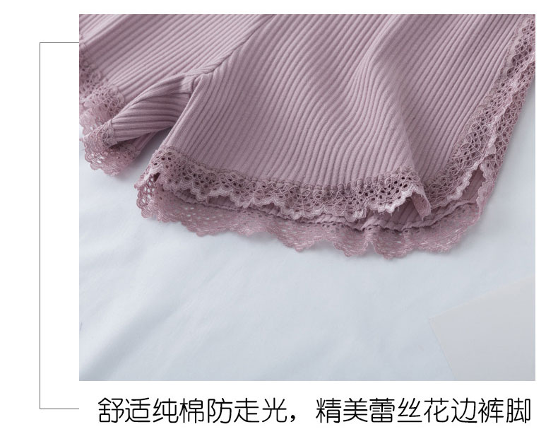 Quần short bảo hiểm nữ mùa hè mỏng phần cotton an toàn quần chống ren ren nhẹ eo cao mặc đồ lót chủ đề - Quần tây thường quần váy ngắn