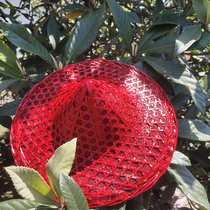 Red hat handmade bamboo Red Army hat rainproof color multi-color custom size size