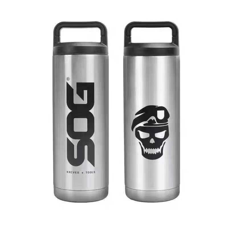 American SOG Sog large capacity double layer insulation cup portable 304 stainless steel drinking cup vacuum accompanying cup