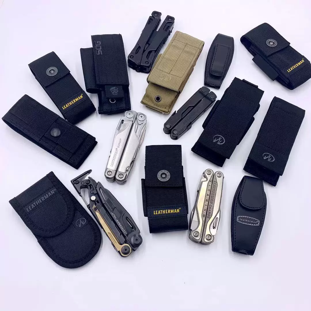 Leatherman, американский Lezman Rui Bawa Wave волна цунами tt коричневый кожаный чехол нейлоновый чехол