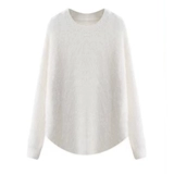 Бархатный демисезонный длинный японский ретро трикотажный свитер, средней длины