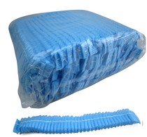 Disposable strip hat food cap chef hat dust-free hat non-woven round hat 100 a pack