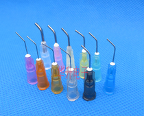1 2 inch 45 degree glue flat corner needle glue dispensing needle 45 degree bend needle nozzle dispensing syringe accessories