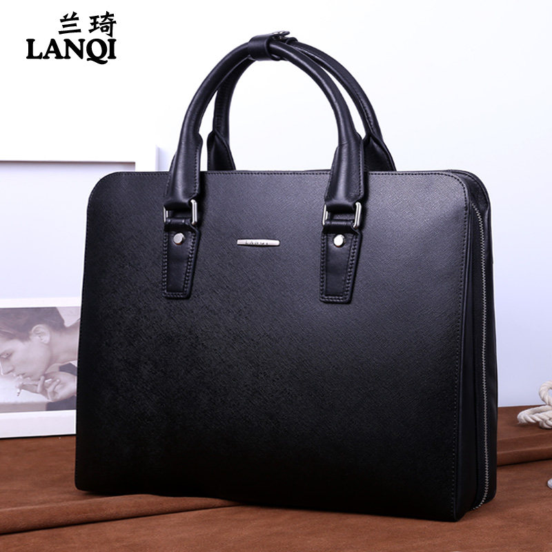 Handbag Men's Single Shoulder Messenger Bag Men's Diagonal Business Travel Travel Leisure Bag Trendy Slanted Shoulder Men's Leather Bag
