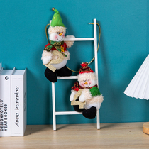 Christmas Decorations Items Christmas Snowman Swing pieces Wall hanging accessories Climbing Wood Terracet Snowman Hanging Accessories Active Scene Arrangement