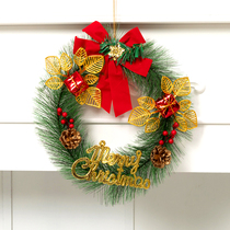  Christmas Decorations Pine Needle Garland pendant Green branch Pinecone Wall hanging Pendant Window scene decoration Dress pendant