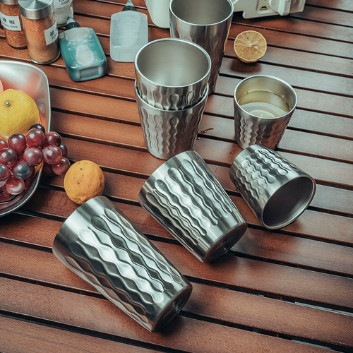 Кофейный портативный бокал из нержавеющей стали для путешествий для кемпинга, нержавеющая сталь AISI 304