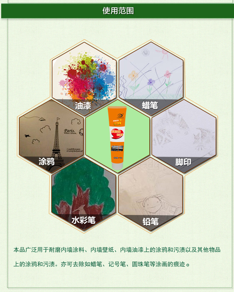 nước tẩy vết ố nhà vệ sinh Tường graffiti loại bỏ dán kem khử nhiễm đa chức năng để vết bẩn tường trắng làm sạch dán tường - Trang chủ tay bon cau