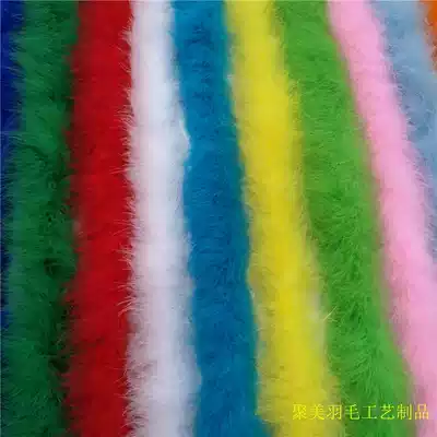 Feather brush strip DIY extended turkey feather brush strip ostrich hair wedding decoration stage fur clothing accessories