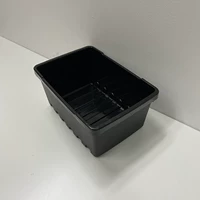 Пластиковая коробка IKEA по закупкам.