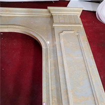 Natural Marble TV Background Indoor Living Room Artificial Marble Roman Column Frame Customized Factory Direct Sales