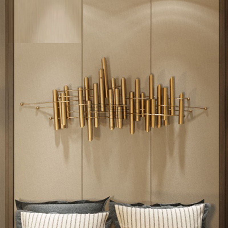 Genguan Wall Decoration Hanging Decoration Iron Art Solid Wall Decoration Wall-mounted Hotel Home Wall Decoration Pendant Aisle Soft-mounted Creativity