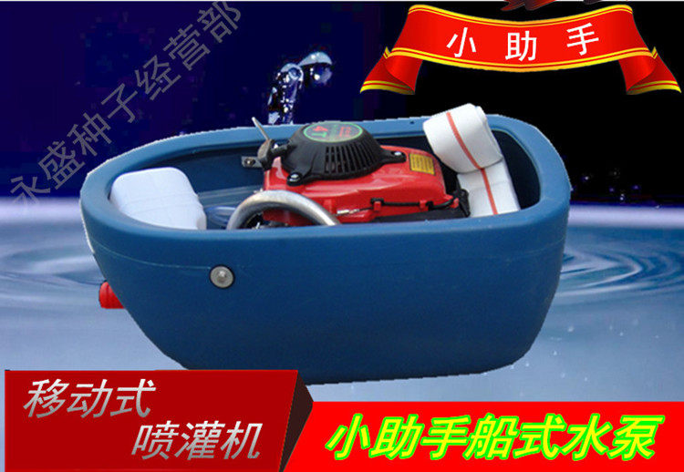 Small assistant pump sprinkler Ship type spray pump 142F four stroke floating sprinkler Agricultural