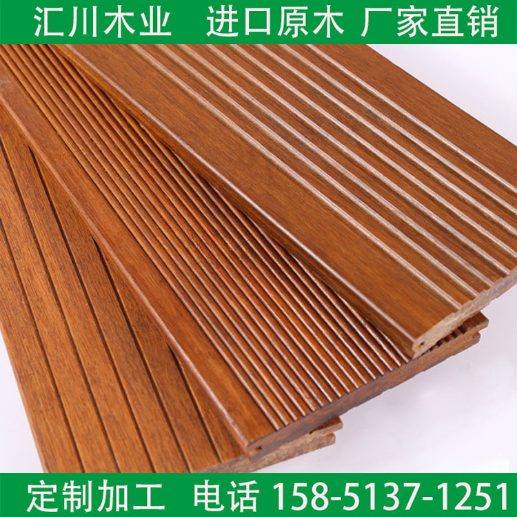 Outdoor heavy bamboo and wood floor, high anti-corrosion carbonized bamboo and wood wallboard, outdoor plank road, park platform, courtyard project
