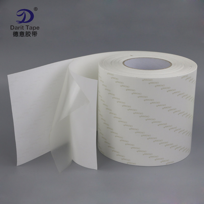 Super strong transparent PET non-trace double-sided tape double-sided with release paper double-sided adhesive 1-2-3-4-5-6*50 meters