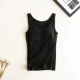 Cotton đai ngực không tay chạm đáy dây đeo vest nữ không có vòng thép miễn phí mặc áo ngực cup một đồ lót yoga quần áo áo sát nách