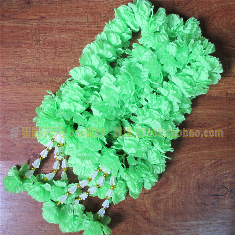 Thailand dedicated to flower ring 1 1m Seven color flower string Buddha altar dedicated to all four sides of flower ring Baifo supplies