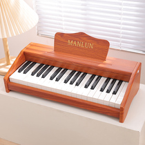 Manlen Childrens Small Piano Electronic Organ Toy 37 Key Baby Enlightenment Multifunction Early Education Grab Zhou Musical Instrument Gift