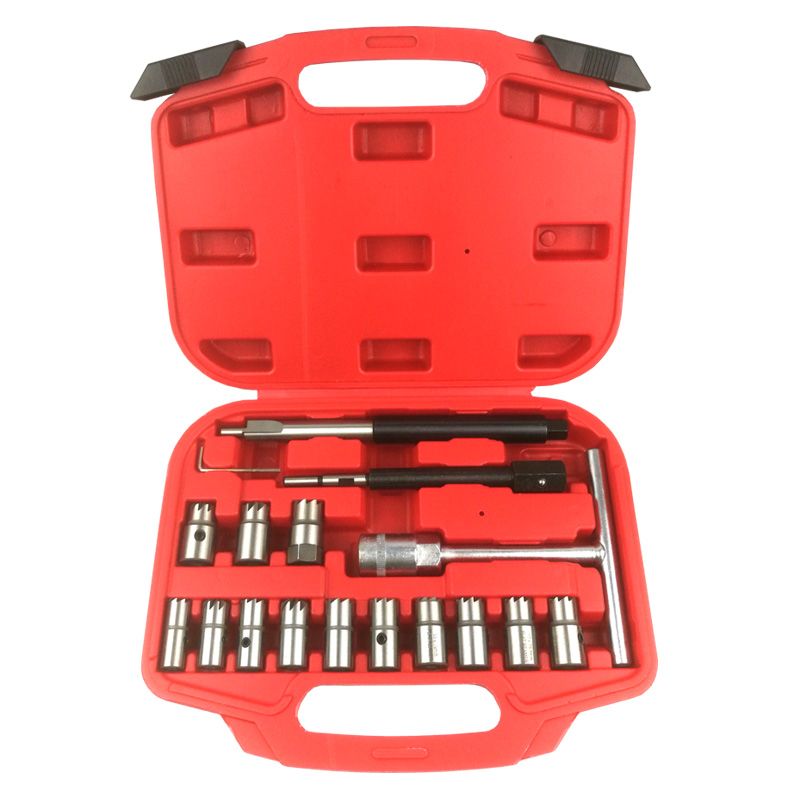 Diesel fuel injector cleaning tool seat cleaner diesel fuel injector reamer fuel injector seat repair group