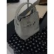 Cangmei Beauty Clothing - Brushed First-layer Cowhide Handbag with Interior