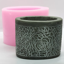 Silicone succulent flowerpot mold Nordic style succulent flowerpot mold Cement epoxy gypsum flowerpot mold