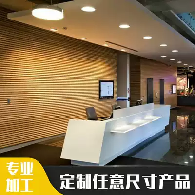 DuPont Corian artificial stone acrylic can be customized to process special-shaped artificial stone bar acrylic solid surface material
