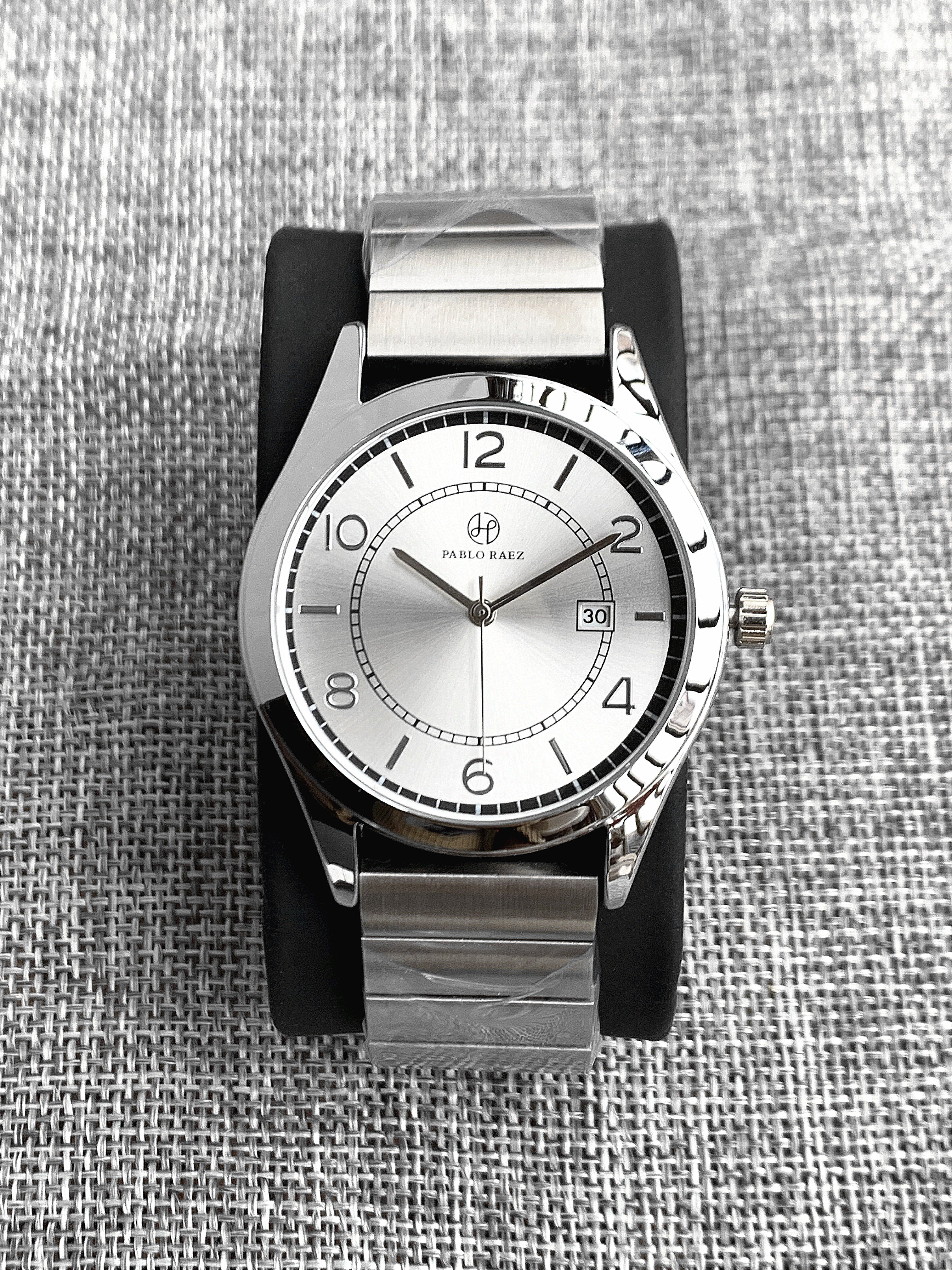 Men's Wrist Watch Quartz Steel Band Butterfly Buckle Elegant_voghion.com