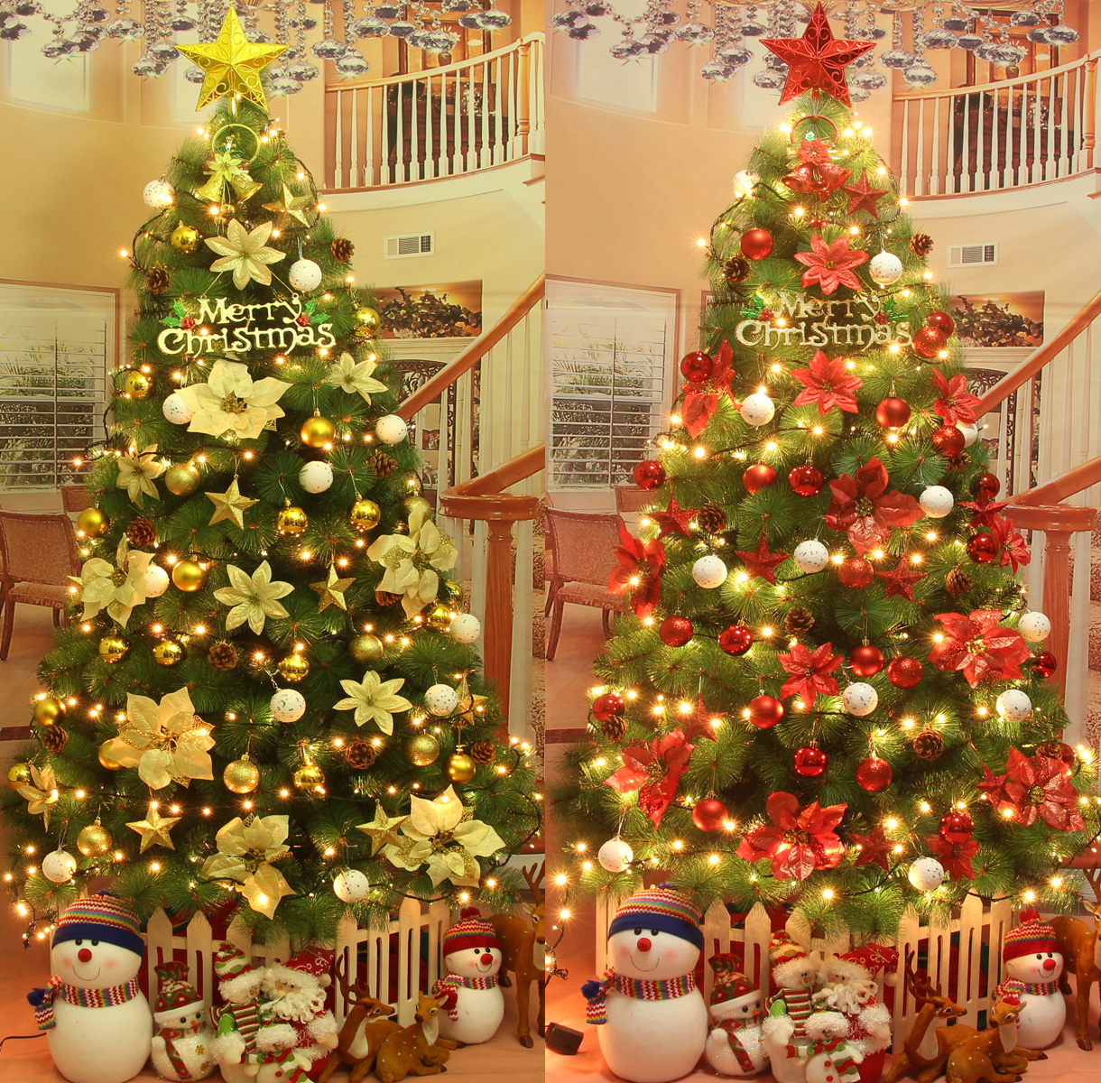 1 8m Christmas Tree Home Christmas Decorations Encrypted Pine Needle Mixed Decorative Tree 1 5m Christmas Tree Package