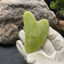Natural Jade Xiu Jade Scraping Board Green Material Tray Factory Store Live Broadcast Benefit Direct Supply from Origin Support Customization