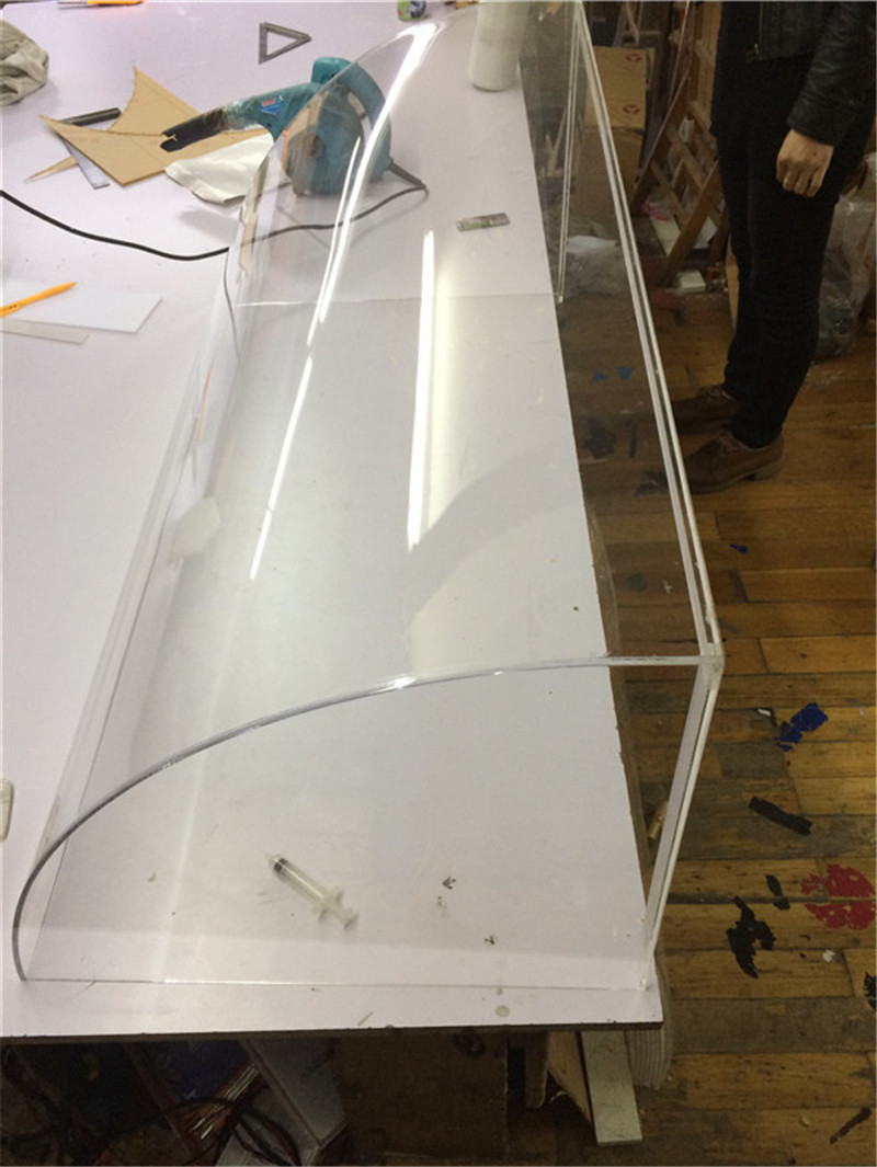 High transparent acrylic arc dust cover Plexiglass arc ordering ash cover Equipment arc protective cover