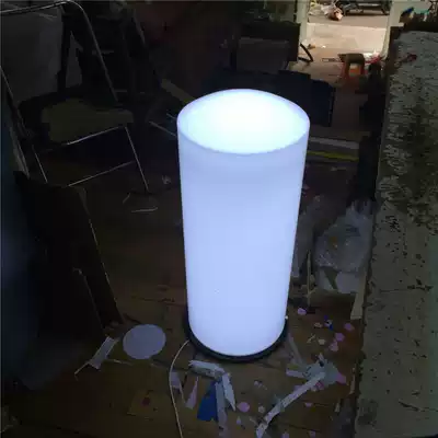 Light white highlight cylindrical blister light box custom shaped luminous light box semicircular light box advertising display supplies
