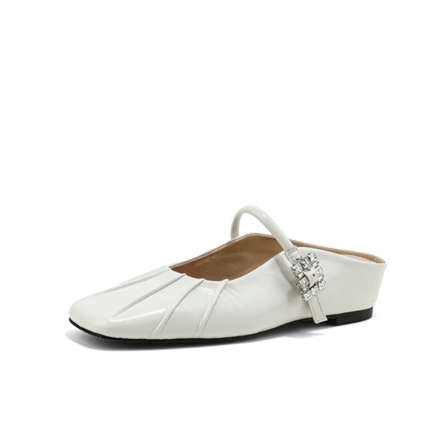 【Exclusive to Yuanqi Zhu Zhu】 "Urban Beauty” Half Slippers with Hidden Heel Mules Hxl102456