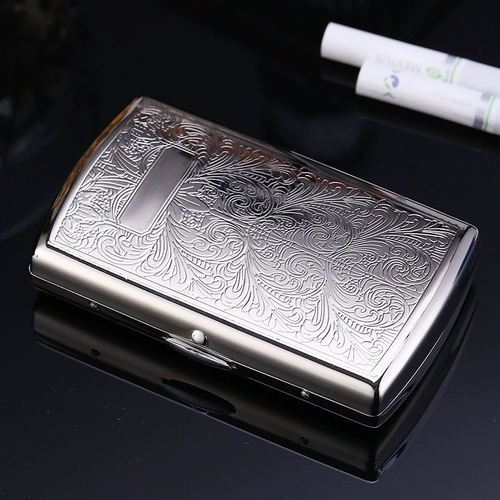 Маленький портативный металлический ультратонкий креативный портсигар подходит для мужчин и женщин, делается под заказ