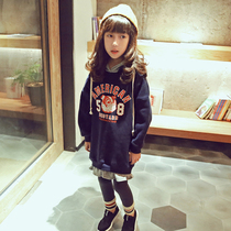 Girls sweater velvet jacket 2021 new foreign style big virgin winter childrens coat womens autumn and winter