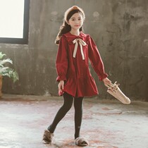 Girls early spring one-piece dress girls autumn clothes This year the new Yangqi girls spring clothing 2022 new school season