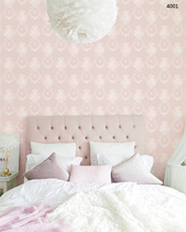 Spot Korea LH wallpaper washable wall paper American field Shallow Pink Blue Cozy Bedroom Background Wall Fa style Wind