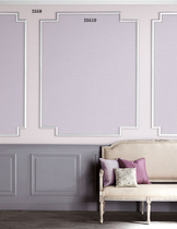 Spot Korean AV wallpaper scrub wallpaper fashion warm bedroom American cloth romantic light gray powder Taro purple