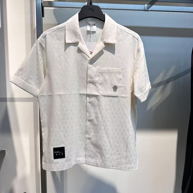 Anta Kyrie Irving Series | Casual Short-Sleeve Shirt Jacket for Men and Women Cuban Collar Top 172621112
