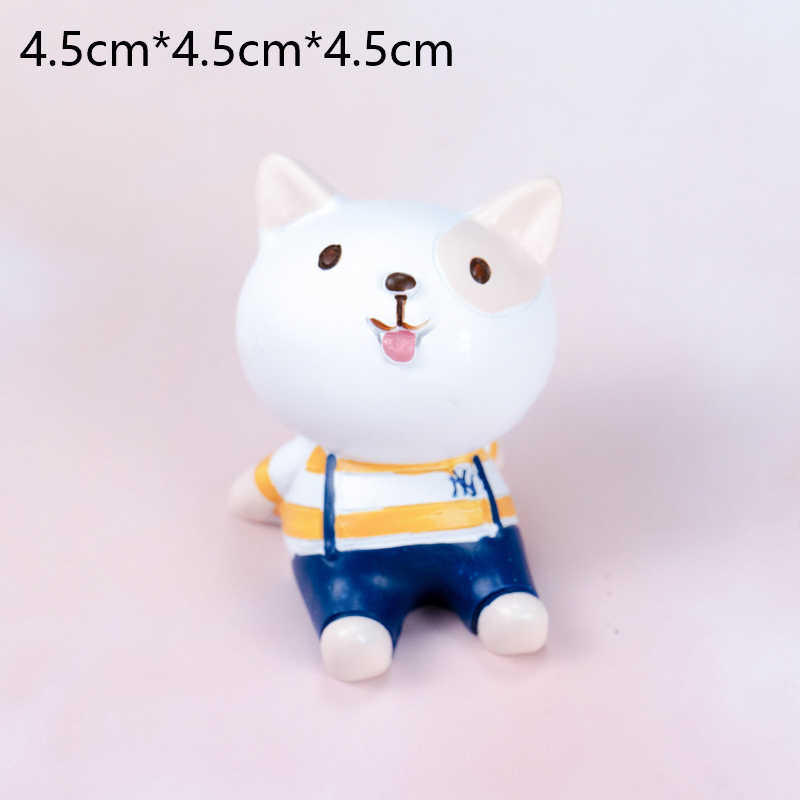 Động vật nhỏ trang trí bánh trang trí mèo chó hươu sư tử thỏ lợn sáng tạo Q phiên bản dễ thương phim hoạt hình bánh plugin - Trang trí nội thất decor phòng ngủ đơn giản