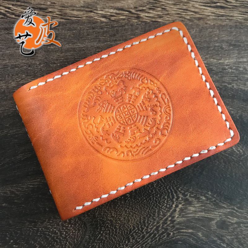 Love Leather Arts Original Pure manual driving license sleeve Deputy Page Header Layer Bull Leather Motor Vehicle Walking License Bag Genuine Leather