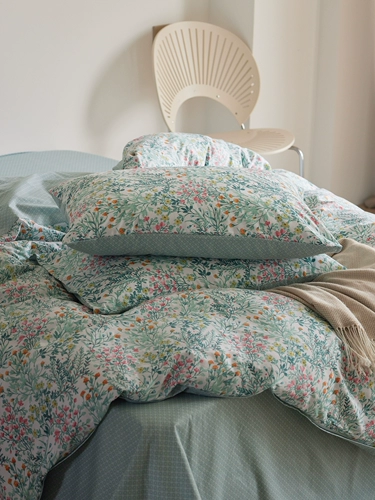 Хлопковое покрывало, простыня, пододеяльник, комплект, 4 предмета