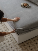 230г молочный бархат (зелено-серый)