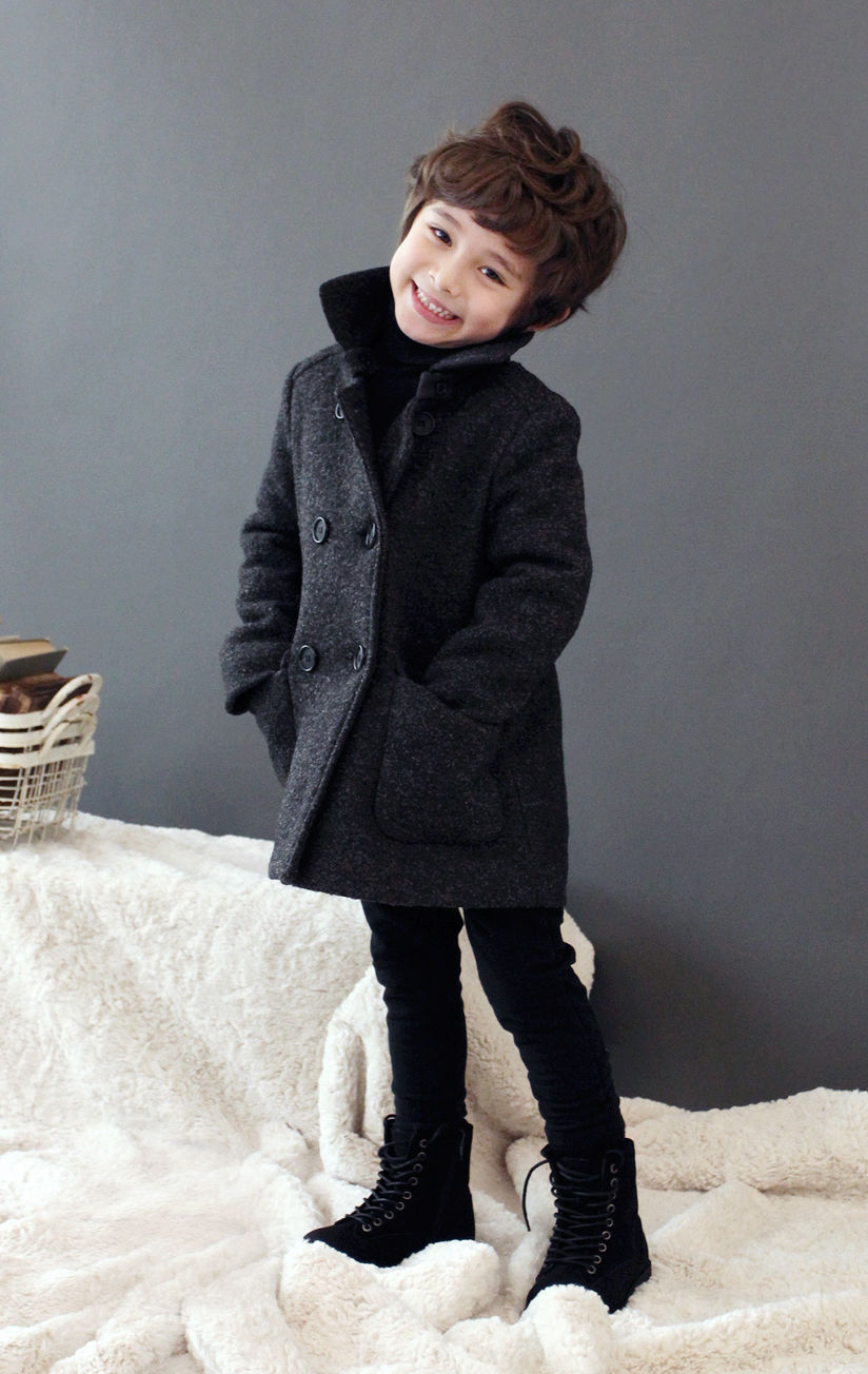 Manteau pour garcon en laine - Ref 2161381 Image 32