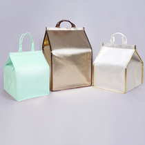 Takeaway thermal bag portable thickened large cake thermal bag lunch box aluminum foil insulated refrigeration bag thermal bag customization