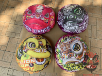 Value popular lion dance pillow unicorn Lion Dance home furnishings Auspicious Lion head gift good Chinese style