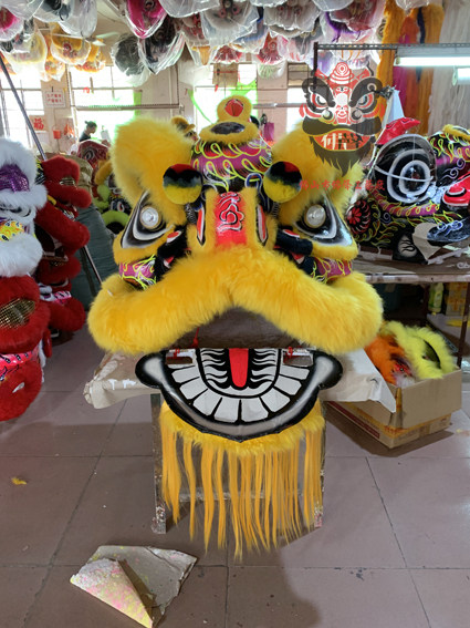 Ultra-value popularity Foshan lion's head Buddha clothing wool dance dragon dance lion Fool Mountain Lion Dance Performance Props South Lion Drum Manufacturer 06